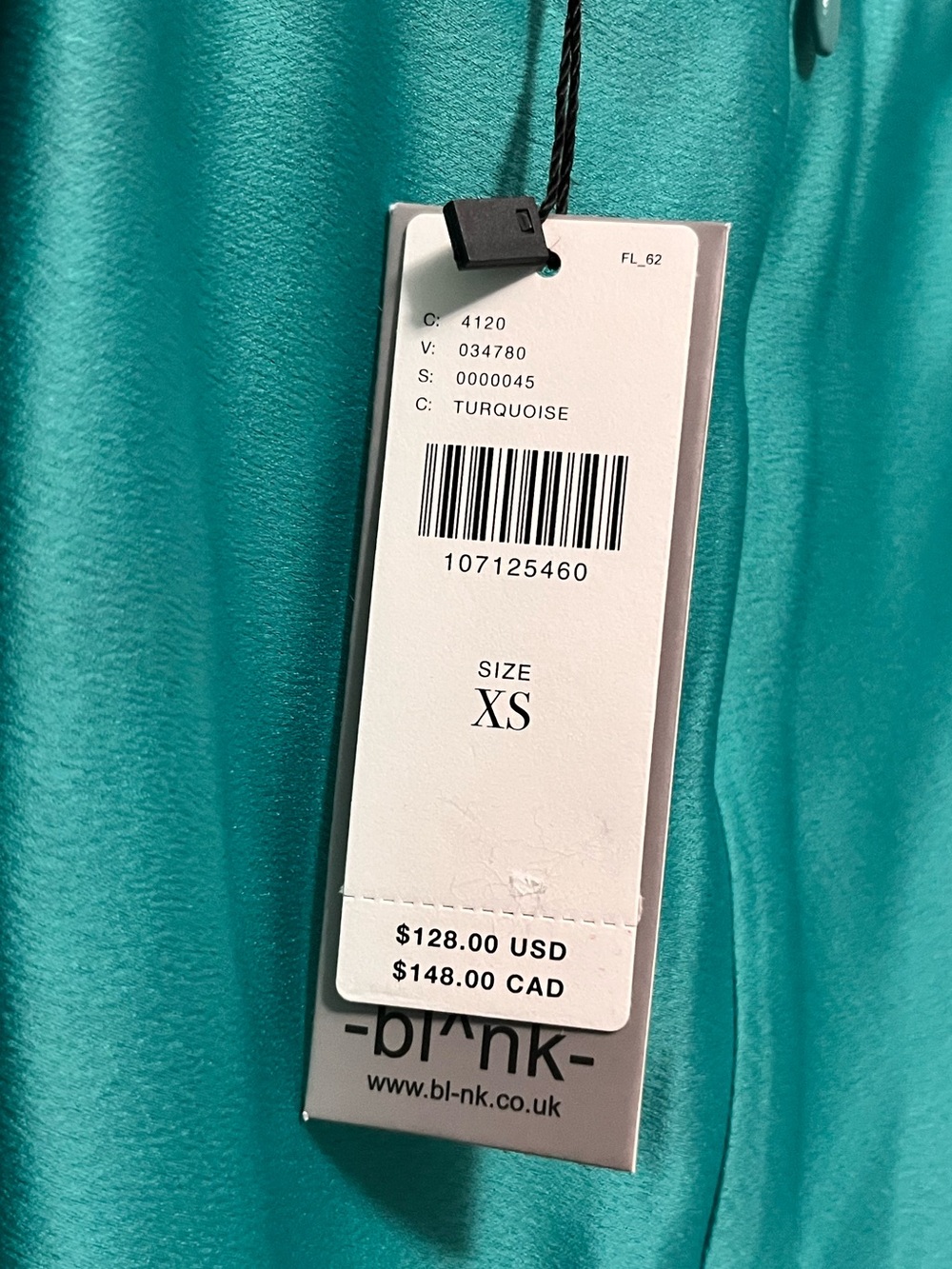 NWT🎉 Anthropologie Teal Satin Midi Skirt with Cream Lace Hem - Picture 15 of 16